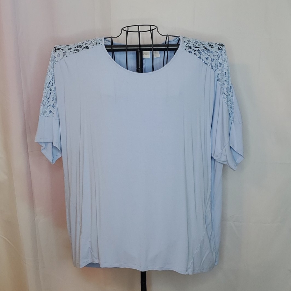 Blue Flowey Top
